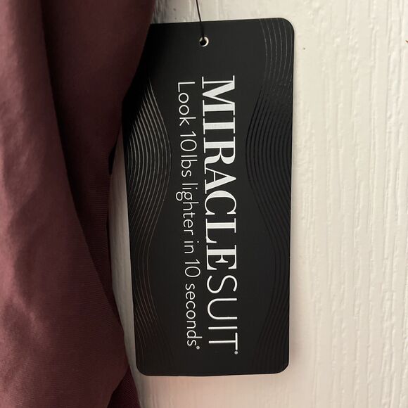 Miraclesuit Women's 12DD Tankini Top Illusionists Mirage Shiraz Underwire - Picture 5 of 8